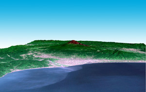 ASTER Mt.Fuji 3D View